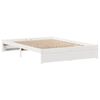 vidaXL Bed Frame without Mattress White 140x190 cm Solid Wood Pine