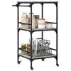 vidaXL Kitchen Trolley Grey Sonoma 60.5x50x105 cm Engineered Wood