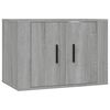vidaXL Wall Mounted TV Cabinet Grey Sonoma 57x34,5x40 cm