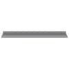 vidaXL Wall Shelves 4 pcs Grey 80x9x3 cm
