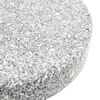 vidaXL Parasol Base Grey 45 x 45 x 45 cm Granite and Stainless Steel