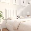 vidaXL Bed Headboard White 125.5x4x100 cm Solid Wood Pine