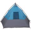 vidaXL Tipi Tent with Roof Blue 383 x 338 x 217 cm Taffeta