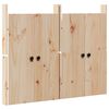 vidaXL Kitchen Door MEPPEL 2 pcs Cream 50 x 9 x 82 cm Solid Pine wood
