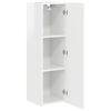 vidaXL TV Wall Cabinet Gloss White 30 x 31 x 100 cm Engineered Wood