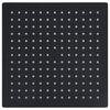 vidaXL Rain Shower Head Stainless Steel 25x25 cm Square Black