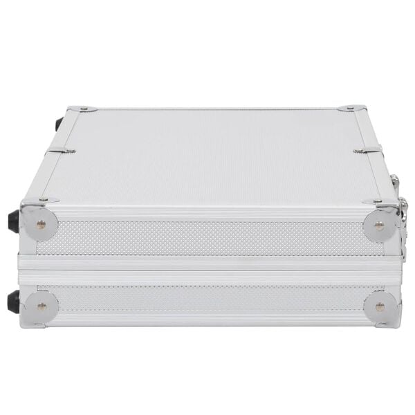 vidaXL Gun Case Aluminium ABS Silver