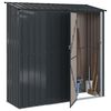 vidaXL Garden Sheds Anthracite 203.5 x 73 x 200 cm Metal
