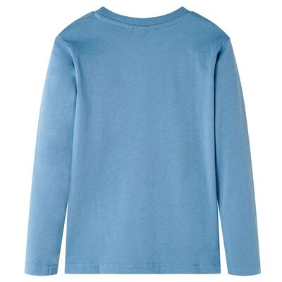 Kids' T-shirt with Long Sleeves Medium Blue 92