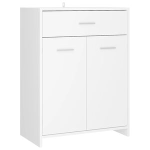 vidaXL Bathroom Cabinet White 60x33x80 cm Engineered Wood