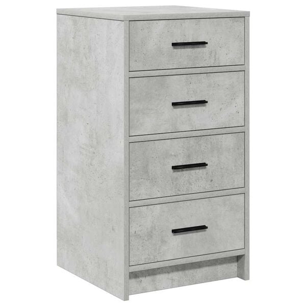 vidaXL Sideboard Concrete grey 40 x 41 x 75 cm Engineered wood