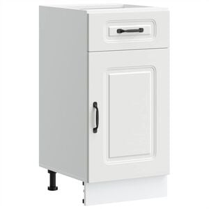 vidaXL Kitchen Base Cabinet Kalmar White Engineered Wood