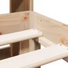 vidaXL Bookcase Bed without Mattress 135x190 cm Double Solid Wood Pine