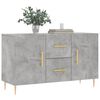 vidaXL Sideboard Concrete Grey 100x36x60 cm Engineered Wood