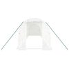 vidaXL Greenhouse with Steel Frame White 16 m&sup2; 8x2x2 m