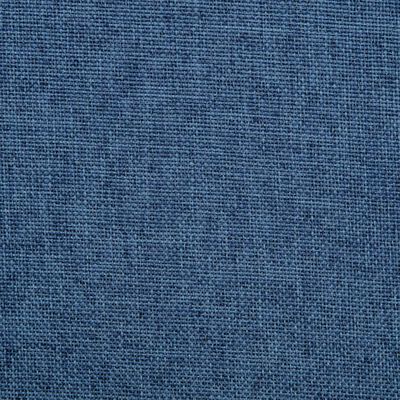 vidaXL Swivel Dining Chair Blue Fabric