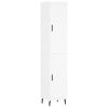 vidaXL Highboard White 34,5x34x180 cm Engineered Wood