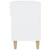 vidaXL Shoe Cabinet High Gloss White 102x35x55 cm Engineered Wood