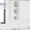 vidaXL Hanging Cabinet Riga White 30 x 29.5 x 80 cm Engineered Wood