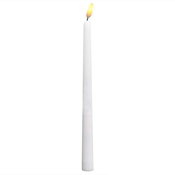 vidaXL Flameless Electric Dinner Light LED Candles 12 pcs Warm White