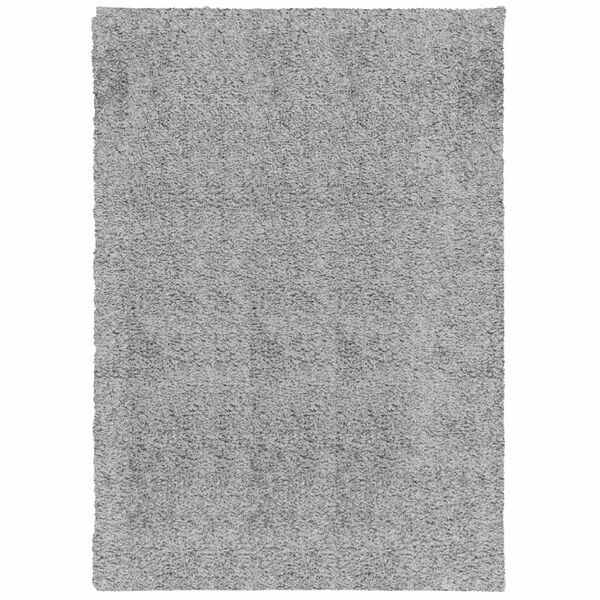 vidaXL Shaggy Rug PAMPLONA High Pile Modern Grey 160x230 cm