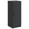 vidaXL Sideboard Black 33 x 34.5 x 87 cm Engineered Wood