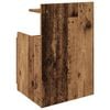 vidaXL Bedside Cabinet with 2 Drawers Old Wood 40x36.5x62 cm