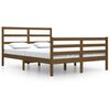 vidaXL Bed Frame without Mattress Honey Brown Solid Wood Pine 140x200 cm