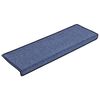 vidaXL Stair Mats 30 pcs 65x21x4 cm Blue Rectangular Edge