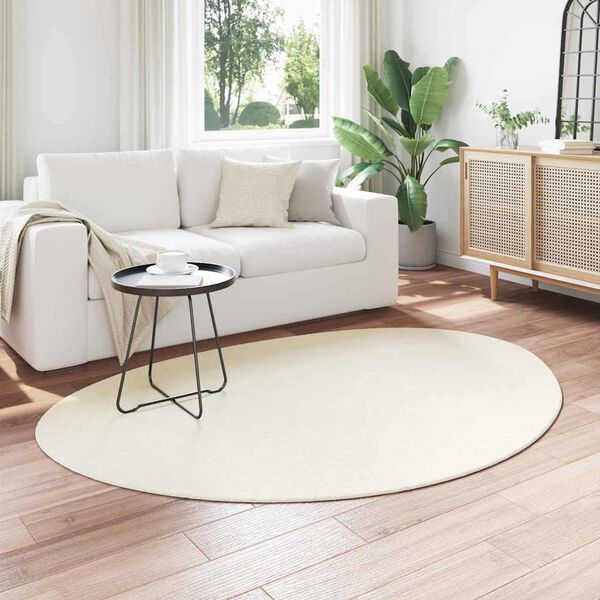 vidaXL Area Rugs HUARTE Cream 120 x 170 cm Polyester