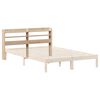 vidaXL Headboard with Shelves 120 cm Solid Wood Pine