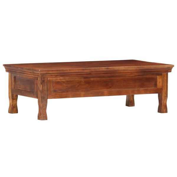 vidaXL Coffee Table 110x55x35 cm Solid Acacia Wood