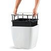 LECHUZA Planter QUADRO LS 43 ALL-IN-ONE High-Gloss White 16180