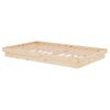 vidaXL Bed Frame without Mattress Solid Wood 120x200 cm