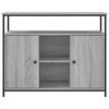 vidaXL Sideboard Grey Sonoma 100x35x80 cm Engineered Wood