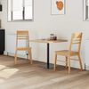 vidaXL Dining Chairs 2 pcs Natural 43 x 54 x 89 cm Solid Rubber Wood