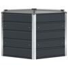 vidaXL Planter Anthracite 129 x 129 x75 cm Steel