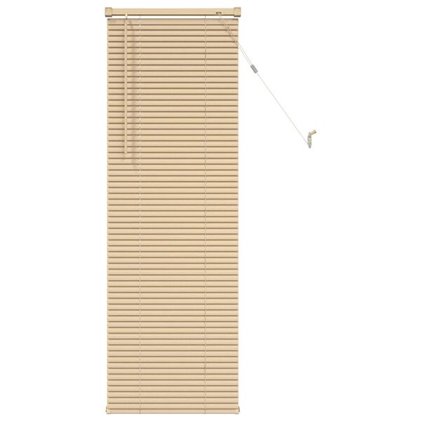 vidaXL Venetian Blind Manual Light Brown with Pattern 150 x 50 cm PVC