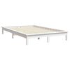 vidaXL Bed Frame without Mattress White Super King Size Solid Wood