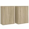 vidaXL Sideboards 2 pcs Sonoma Oak 60x31x84 cm Engineered Wood
