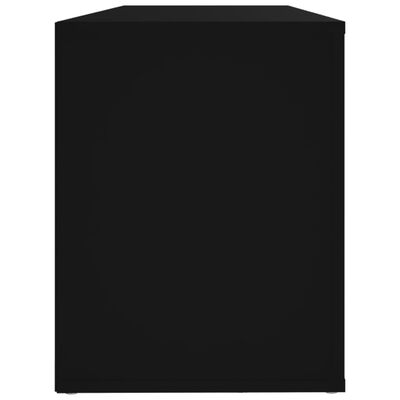 vidaXL Shoe Cabinet Black 100x35x45 cm Engineered Wood
