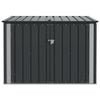 vidaXL Garden Storage Box Black 151.5 x 107 x 100 cm Steel