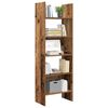 vidaXL Book Cabinet Old Wood 60 x 35 x 180 cm Engineered Wood