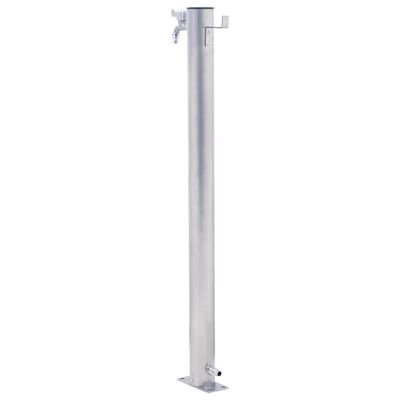 vidaXL Garden Water Column 60 cm Stainless Steel Round