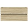 vidaXL Sink Cabinet Sonoma Oak 90x38.5x45 cm Engineered Wood