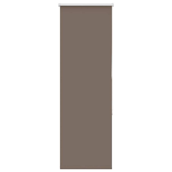 vidaXL Roller Blind Blackout Coffee 40x175 cm Fabric Width 35.7 cm Polyester