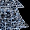 vidaXL Christmas Tree with 240 LEDs Cold white 180 cm Acrylic
