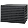 vidaXL Garden Storage Box Aluminium 150x100x100 cm Anthracite