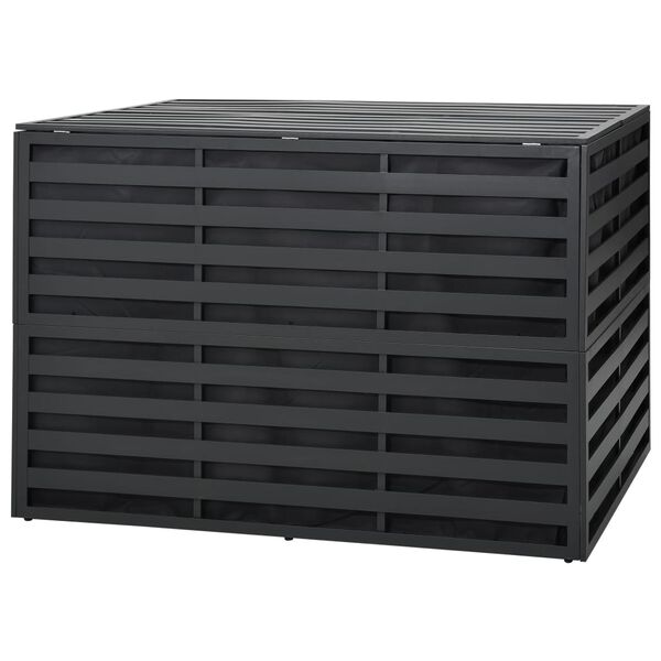 vidaXL Garden Storage Box Aluminium 150x100x100 cm Anthracite