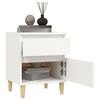vidaXL Bedside Cabinets 2 pcs White 40x35x50 cm
